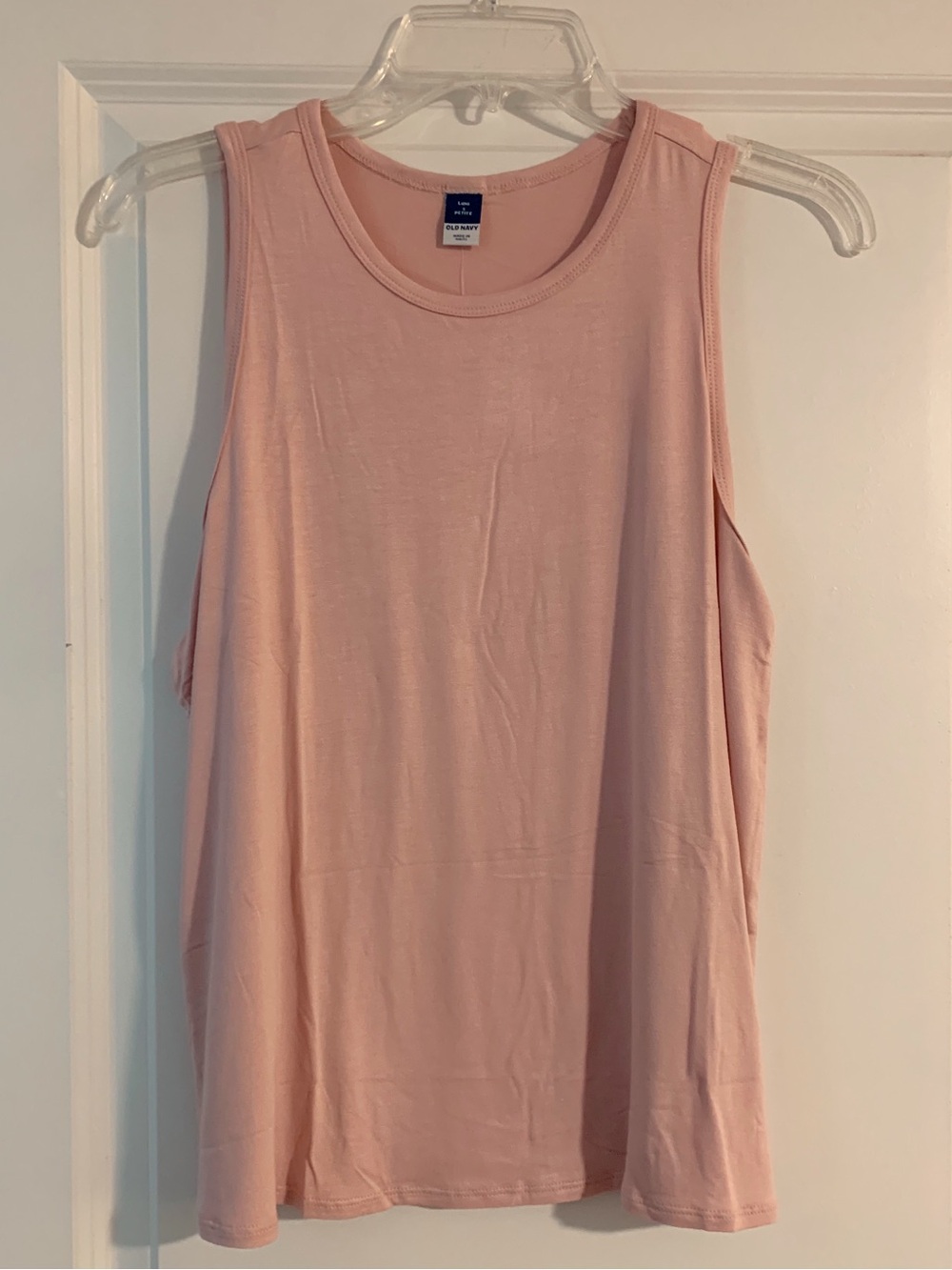 Old Navy Light Pink Scoop Neck Tank Top